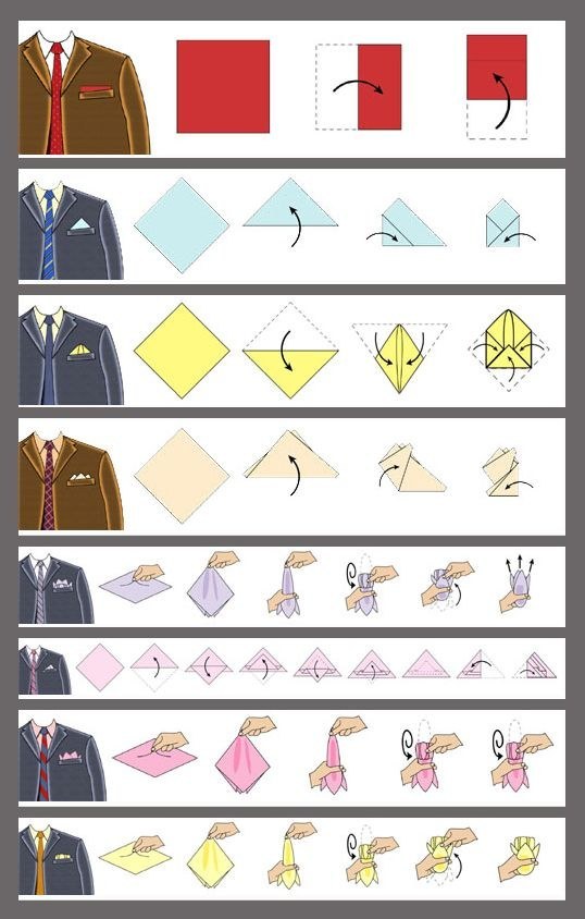 Learn the key to a totally boss pocket square.